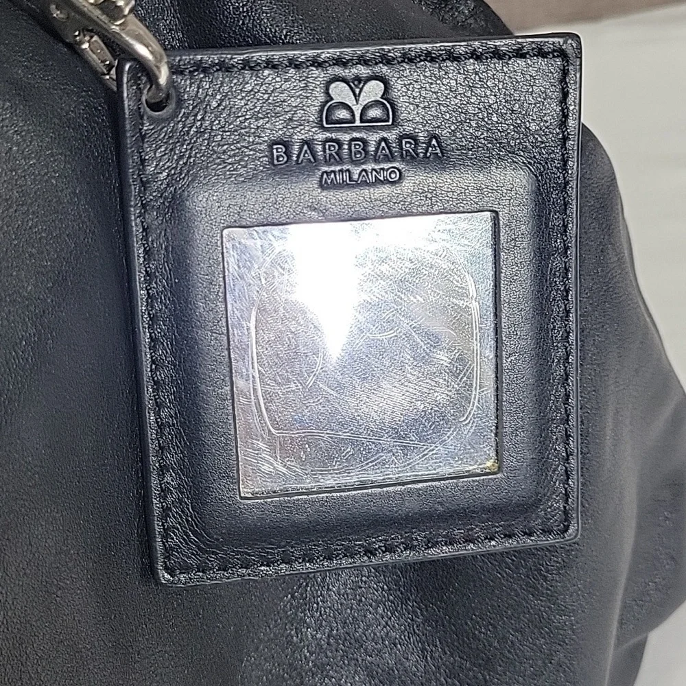 Barbara Milano Black Leather Bag